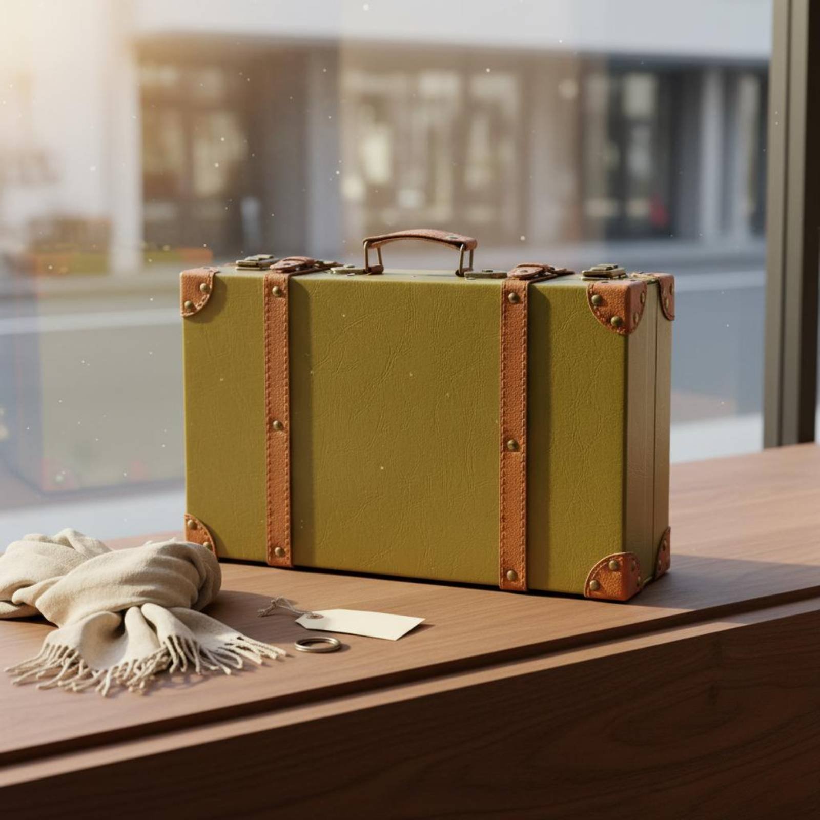 ชุดกระเป๋าเดินทางวินเทจ 3 ชิ้น - Retro Vintage Trunk Suitcase บทวิจารณ์และราคา