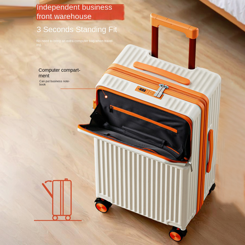 กระเป๋าเดินทางทันสมัยขนาด 20 2 - Front Opening Laptop Luggage 24 Inch บทวิจารณ์และราคา