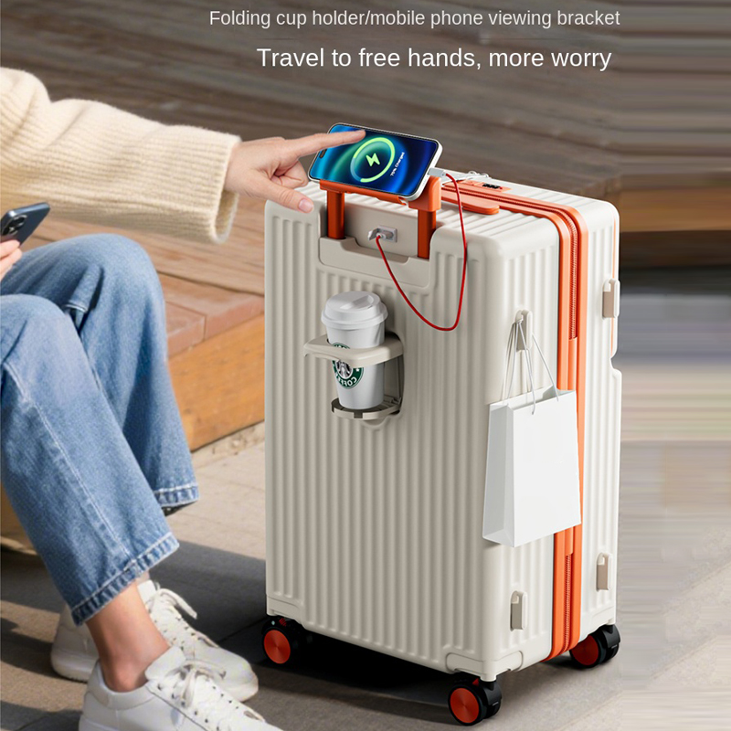 กระเป๋าเดินทางทันสมัยขนาด 20 2 - Front Opening Laptop Luggage 24 Inch บทวิจารณ์และราคา