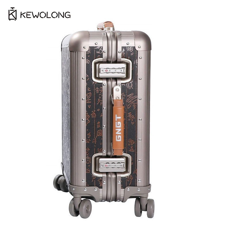 กระเป๋าเดินทางแบบแข็ง อลูมิเนี - Spinner Wheel Rolling Suitcase 20 Inch บทวิจารณ์และราคา
