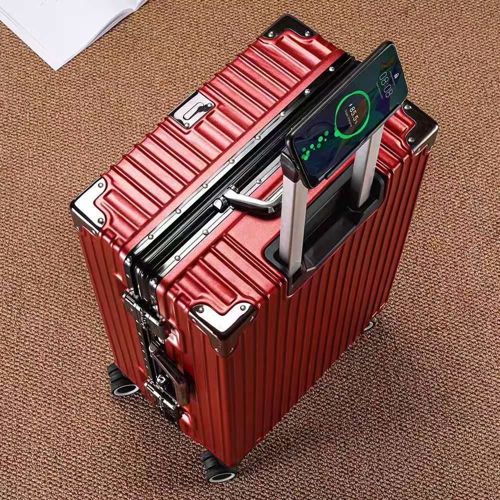 【ดรอปดีล】กระเป๋าเดินทางโครงอะล - Aluminum Frame Carry On Luggage บทวิจารณ์และราคา