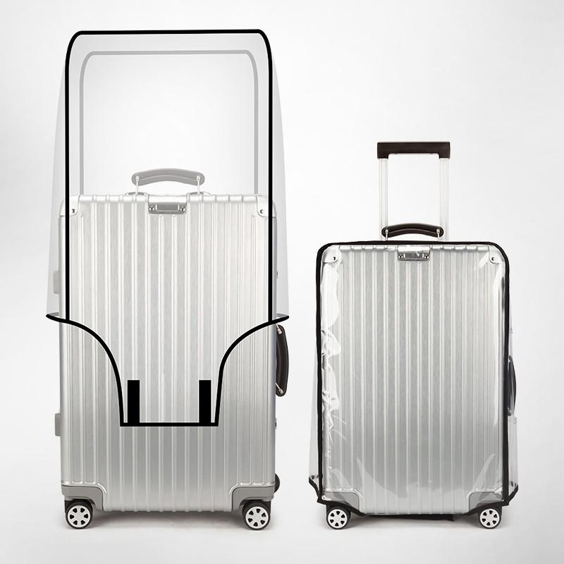 ปลอกคลุมกระเป๋าเดินทางแบบใส กั - Luggage Protective Cover Transparent บทวิจารณ์และราคา