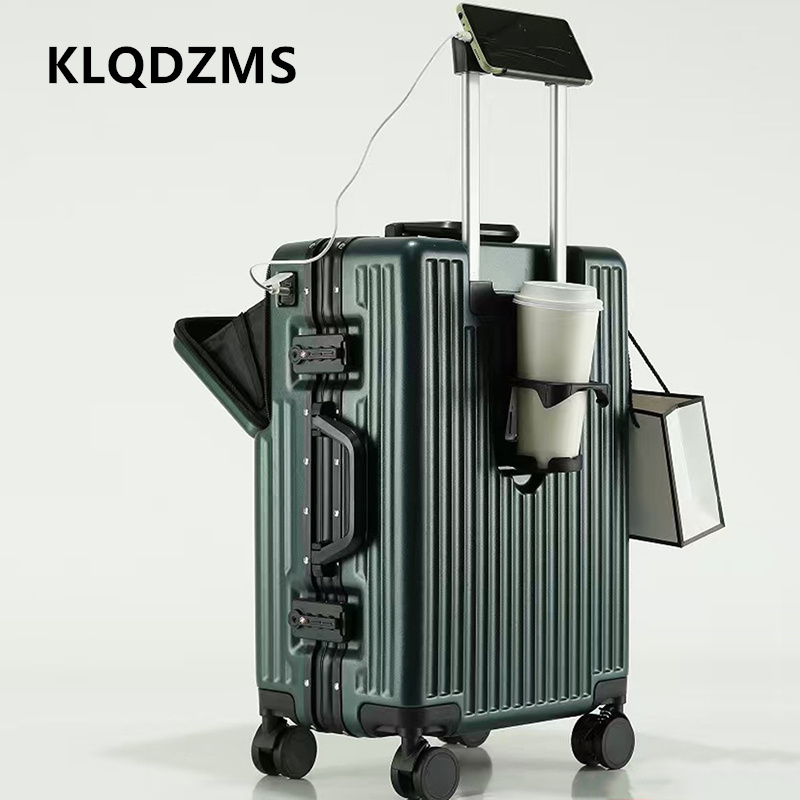 KLQDZMS กระเป๋าเดินทางอเนกประส - Front Opening Laptop Luggage 24 Inch บทวิจารณ์และราคา
