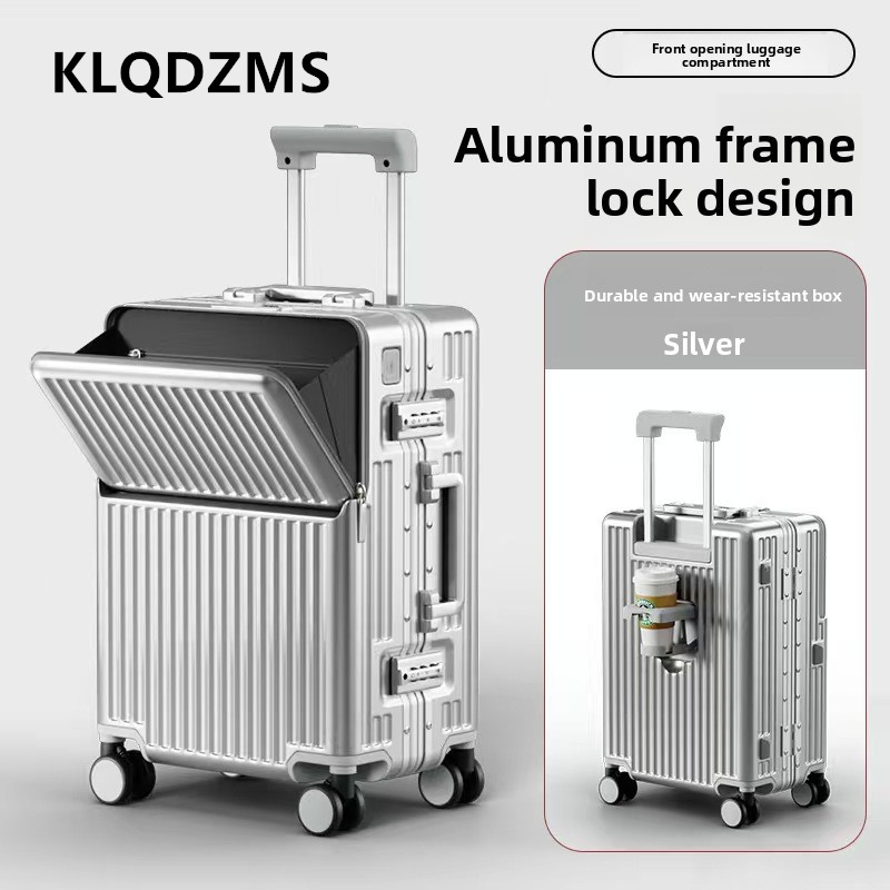 KLQDZMS กระเป๋าเดินทางอเนกประส - Front Opening Laptop Luggage 24 Inch บทวิจารณ์และราคา