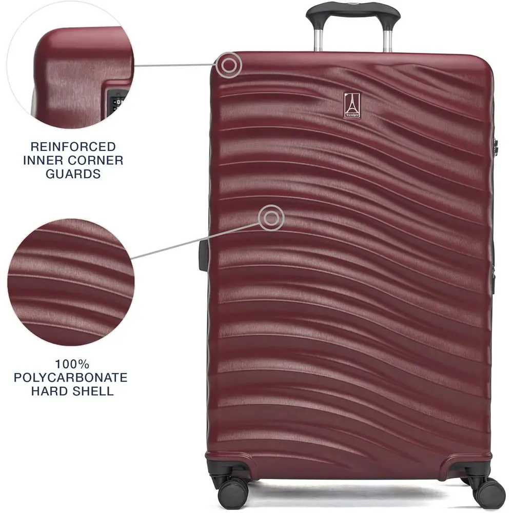 ชุดกระเป๋าเดินทางแบบแข็ง Maxli - Expandable Hard Shell Luggage Set บทวิจารณ์และราคา