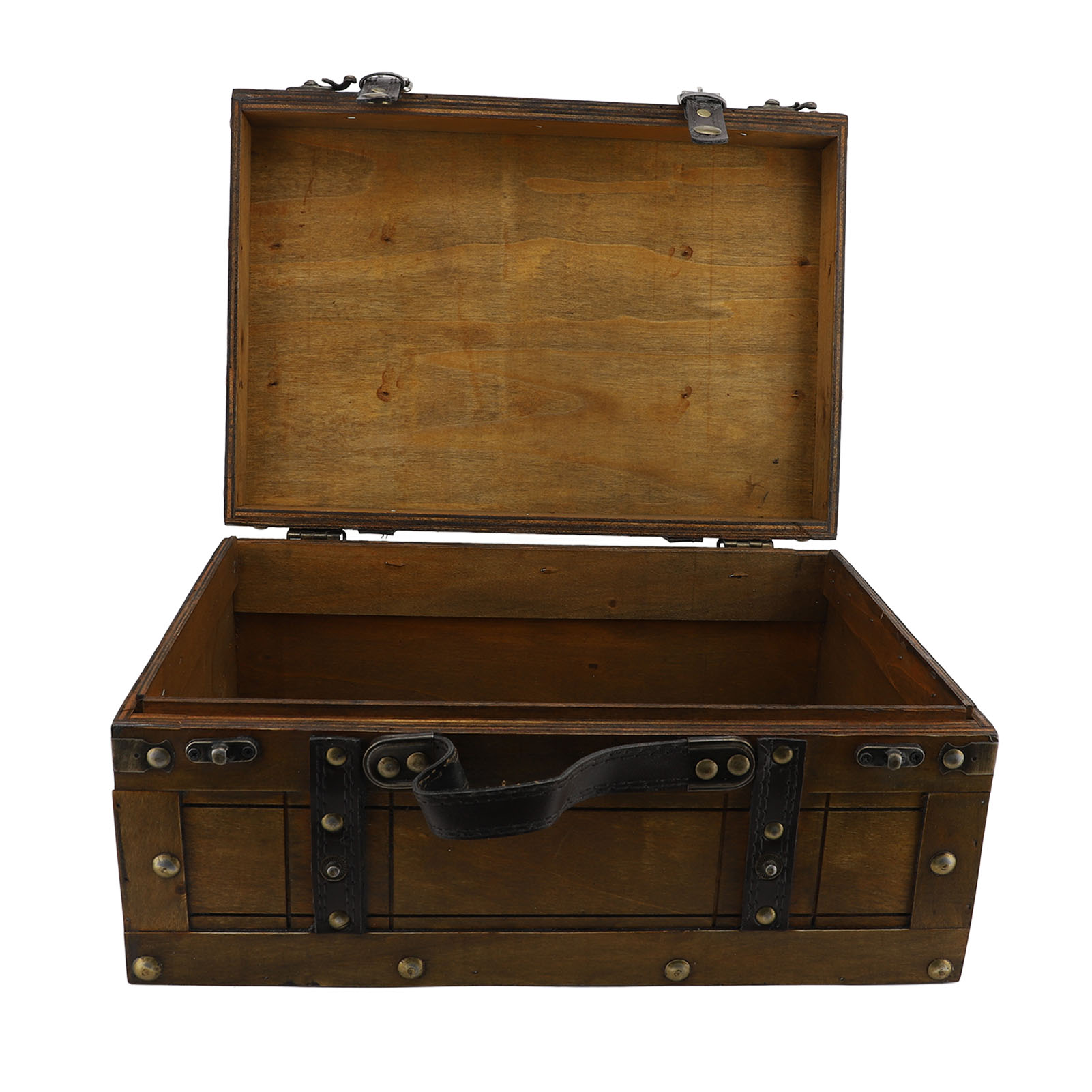 กล่องเก็บของไม้สไตล์วินเทจ ดีไ - Retro Vintage Trunk Suitcase บทวิจารณ์และราคา