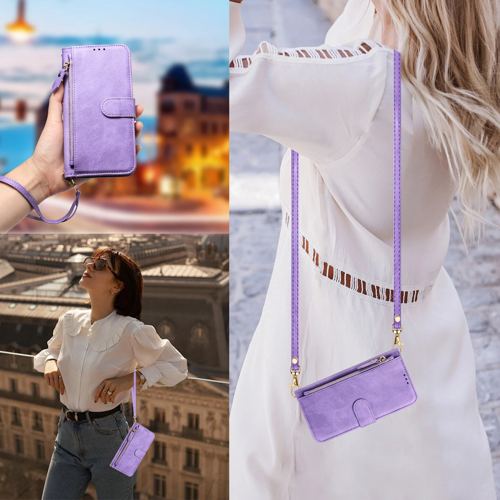 ซิปCrossbodyการ์ดSaltกระเป๋าสต - Wallets บทวิจารณ์และราคา