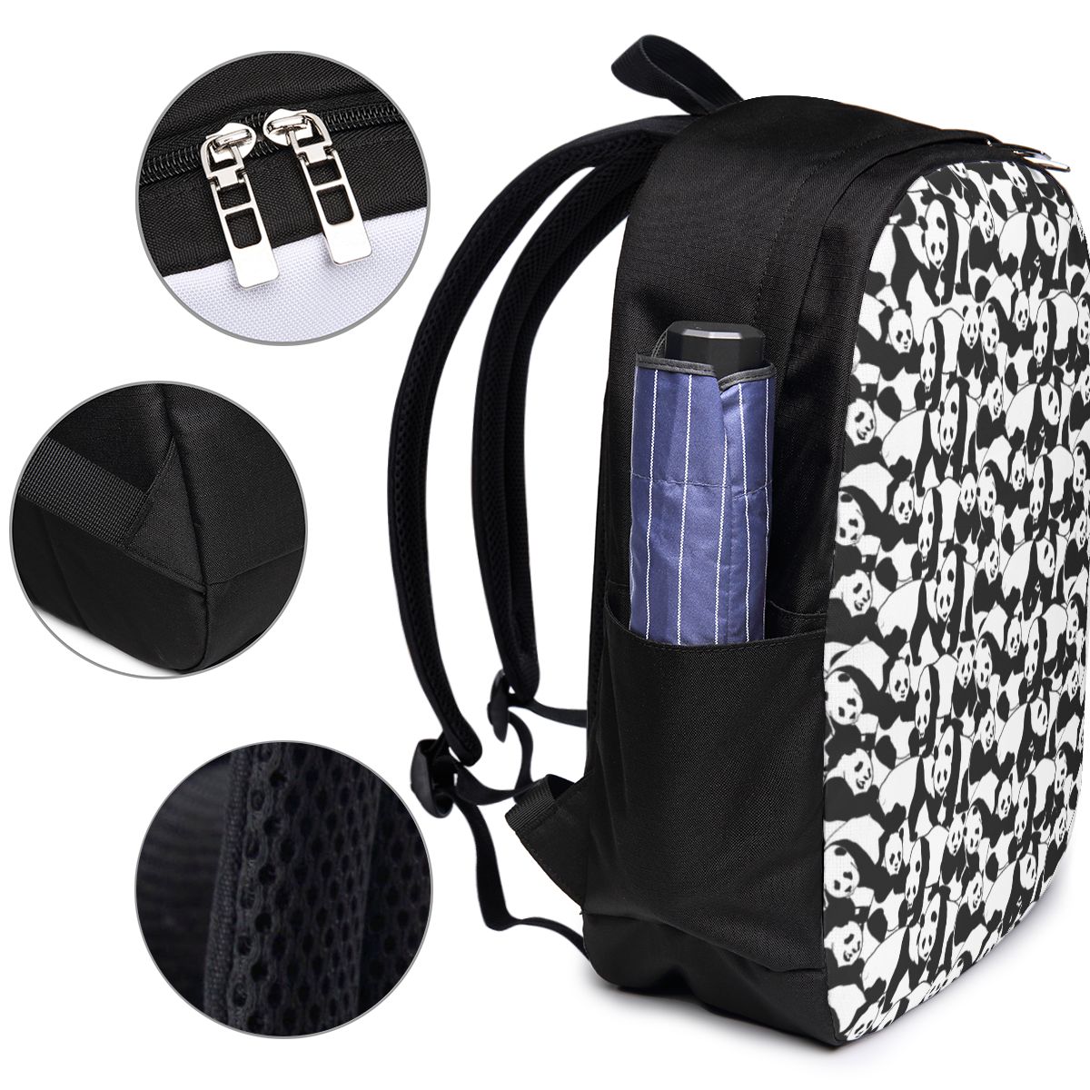 แพนด้าแพทเทิร์นกระเป๋าเป้สะพาย - Travel Bags บทวิจารณ์และราคา