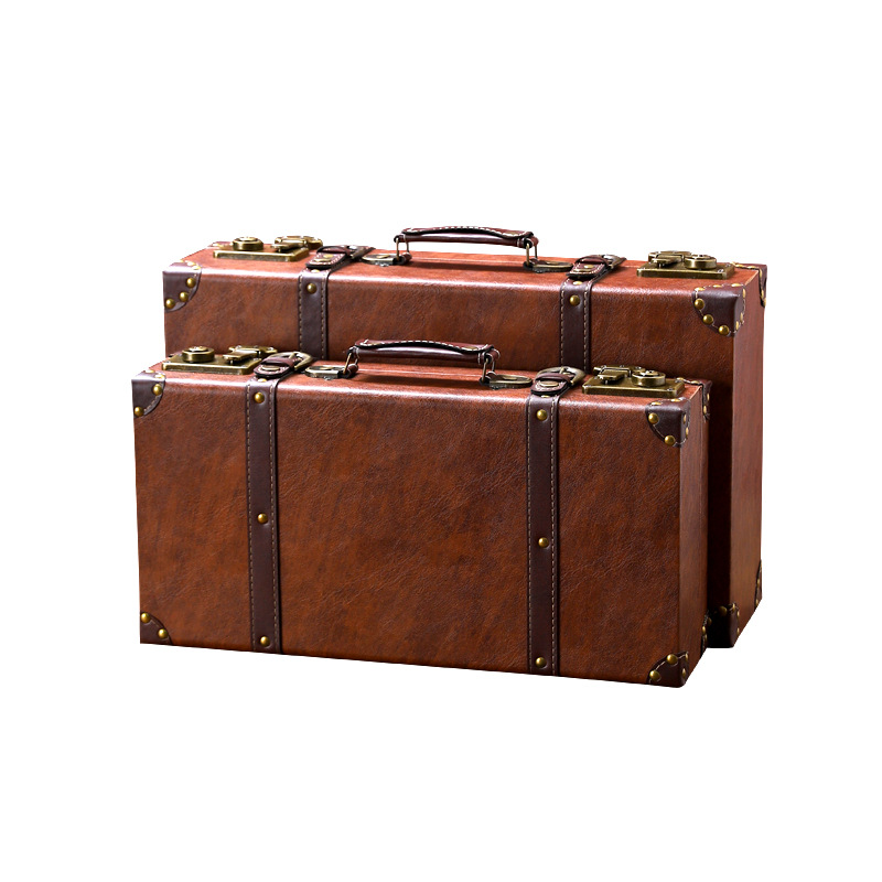 กล่องเก็บของไม้สไตล์วินเทจอเนก - Retro Vintage Trunk Suitcase บทวิจารณ์และราคา