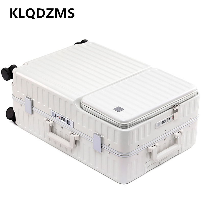 กระเป๋าเดินทางแบบถือ KLQDZMS แ - Front Opening Laptop Luggage 24 Inch บทวิจารณ์และราคา