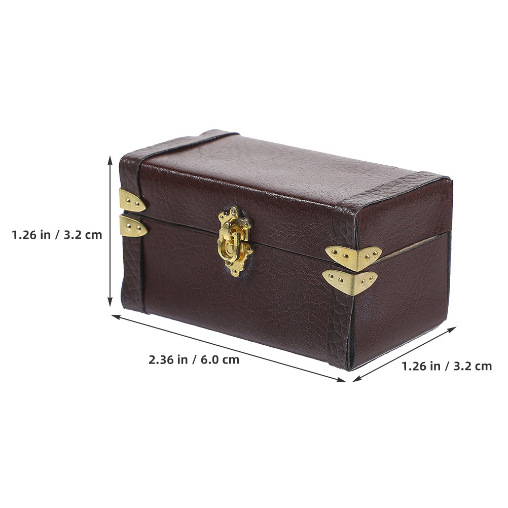 2 ชิ้น กระเป๋าเดินทางวินเทจจิ๋ - Retro Vintage Trunk Suitcase บทวิจารณ์และราคา